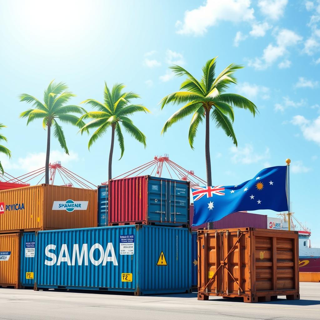 Доставка грузов из Самоа SRA «Silk Road Asia»