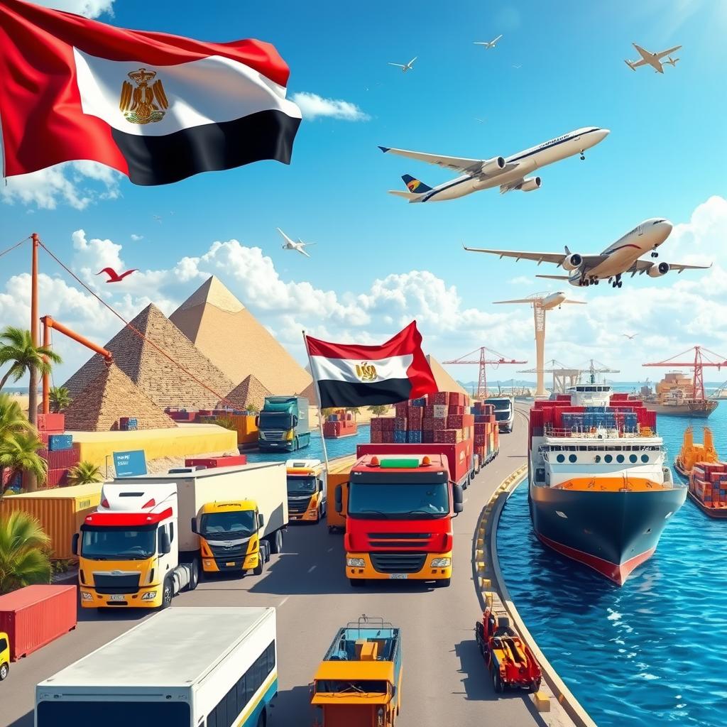 Доставка грузов из Египта SRA «Silk Road Asia»