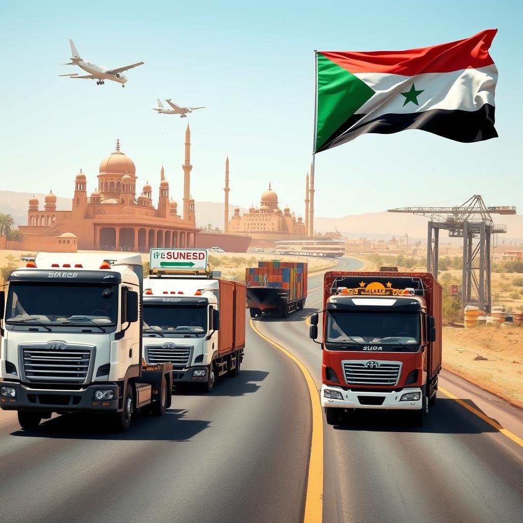 Доставка грузов из Судана SRA «Silk Road Asia»