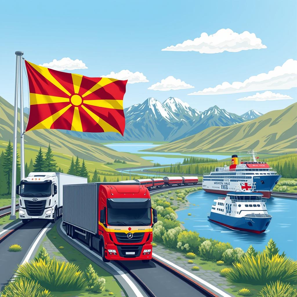 Доставка грузов из Северной Македонии SRA «Silk Road Asia»